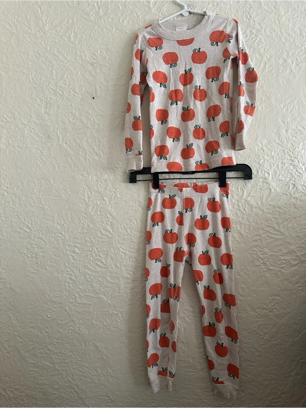 Hanna Andersson Jack O’ Lantern Kids Pajama Set Pumpkin Long Sleeve Pants Child